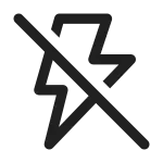 Flash Off SVG Icon